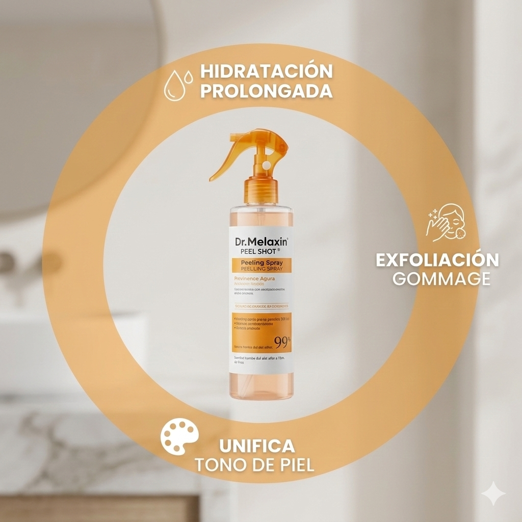 Exfoliante Peel Shot Spray: Reduce manchas y mejora la textura